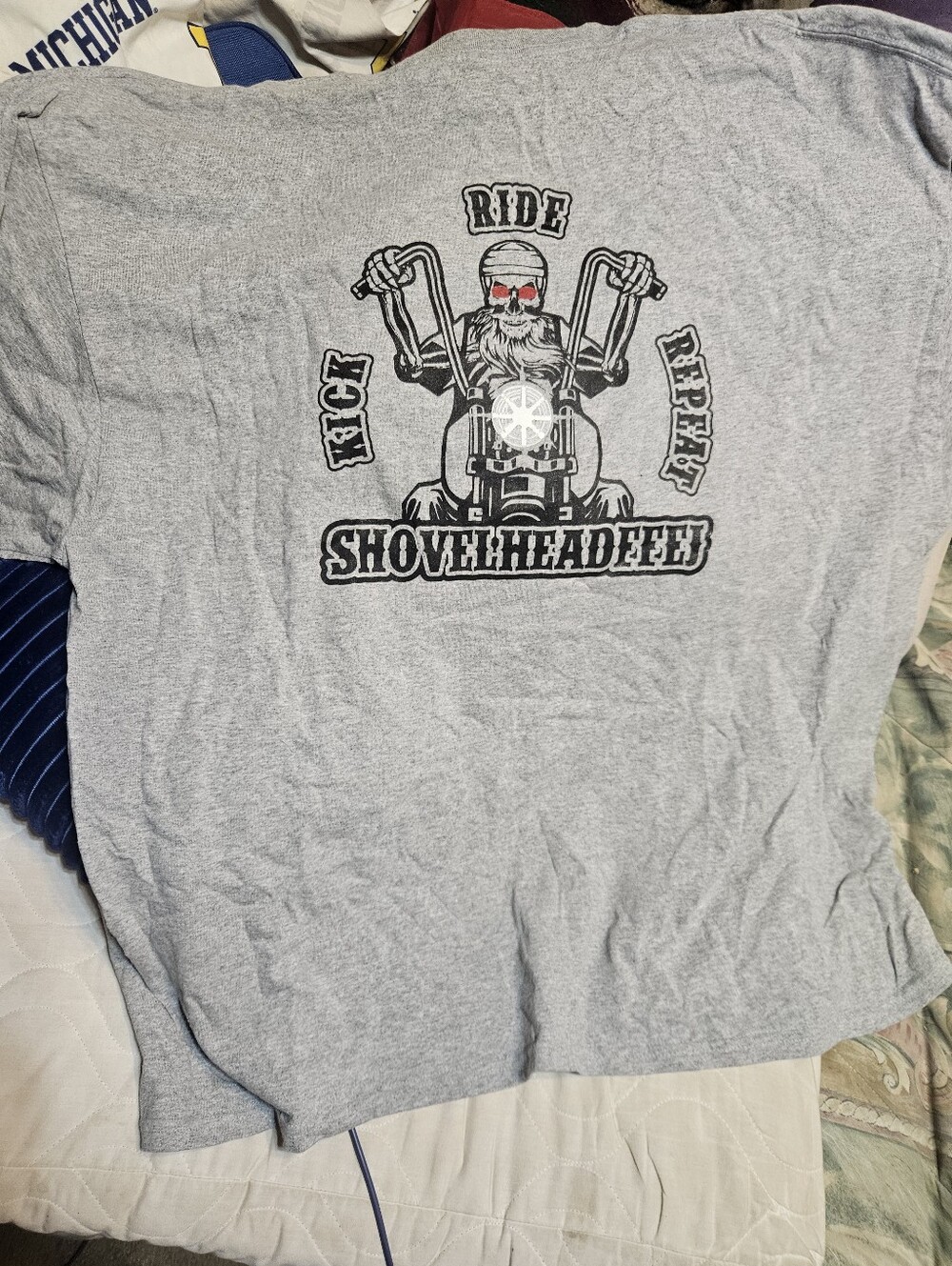 Shovelhead Motorcycle Enthusiest Tee